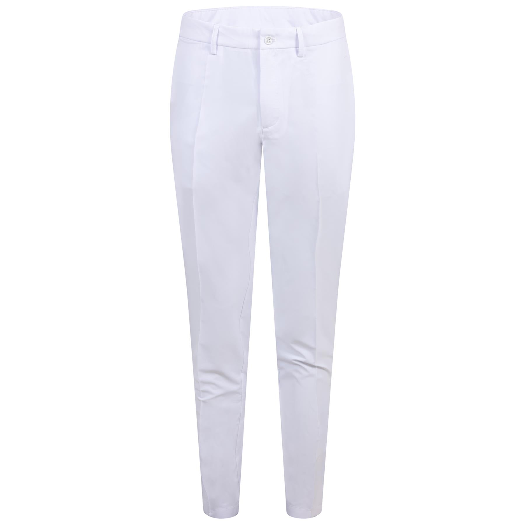 Elof Light Recycled Poly Stretch Golf Trousers White