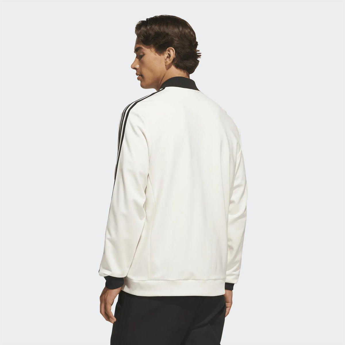 Originals 3-Stripe Quarter Zip Chalk White/Black