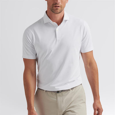 Soul Performance Mesh Polo White