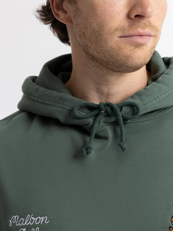 Malbon Golf Tiger Buckets GD Hoodie Evergreen | TRENDYGOLF UK