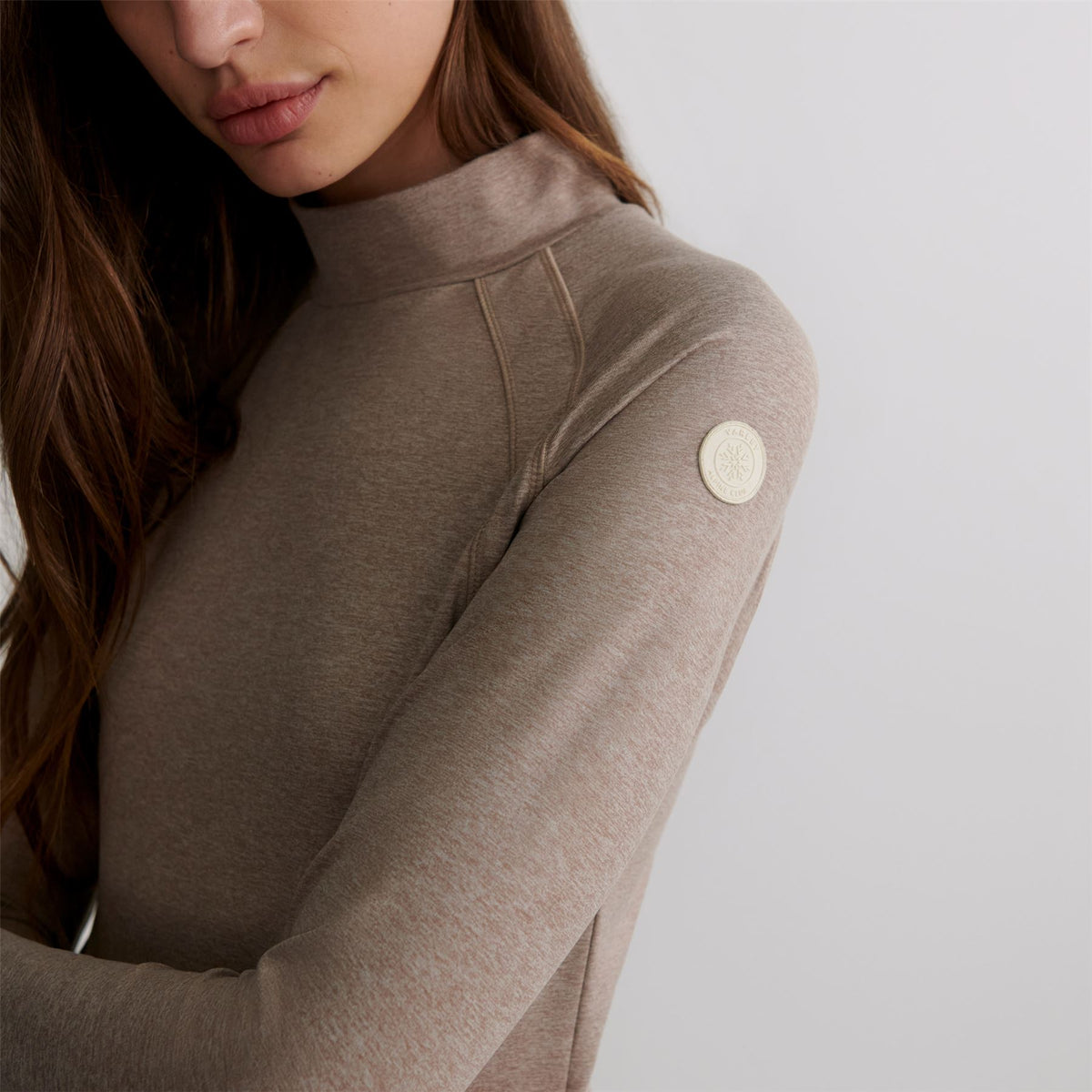Always Warm Base Layer Top Taupe Marl