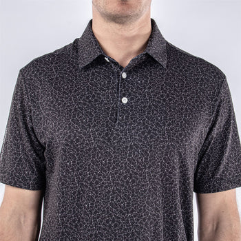 Mani Ventil8+ Breathable Regular Fit Polo Black