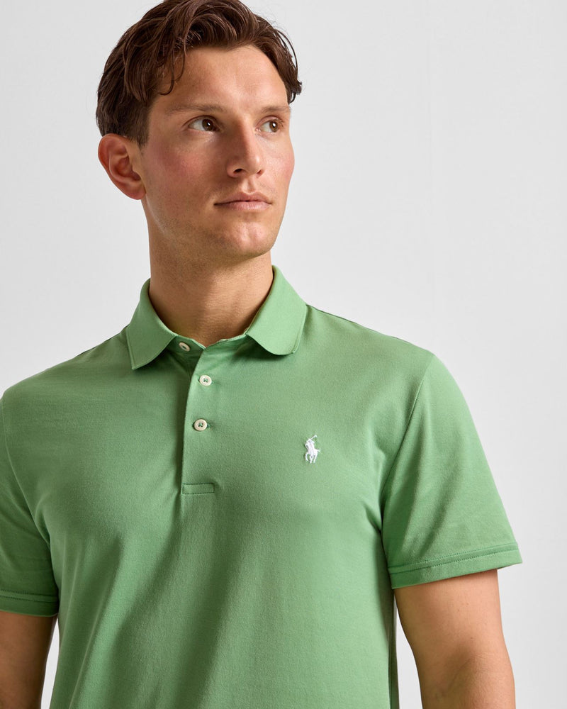 RLX Tailored Fit Tour Pique Polo Outback Green