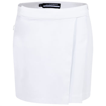 Cataleya Micro High Stretch Pleated Skirt White