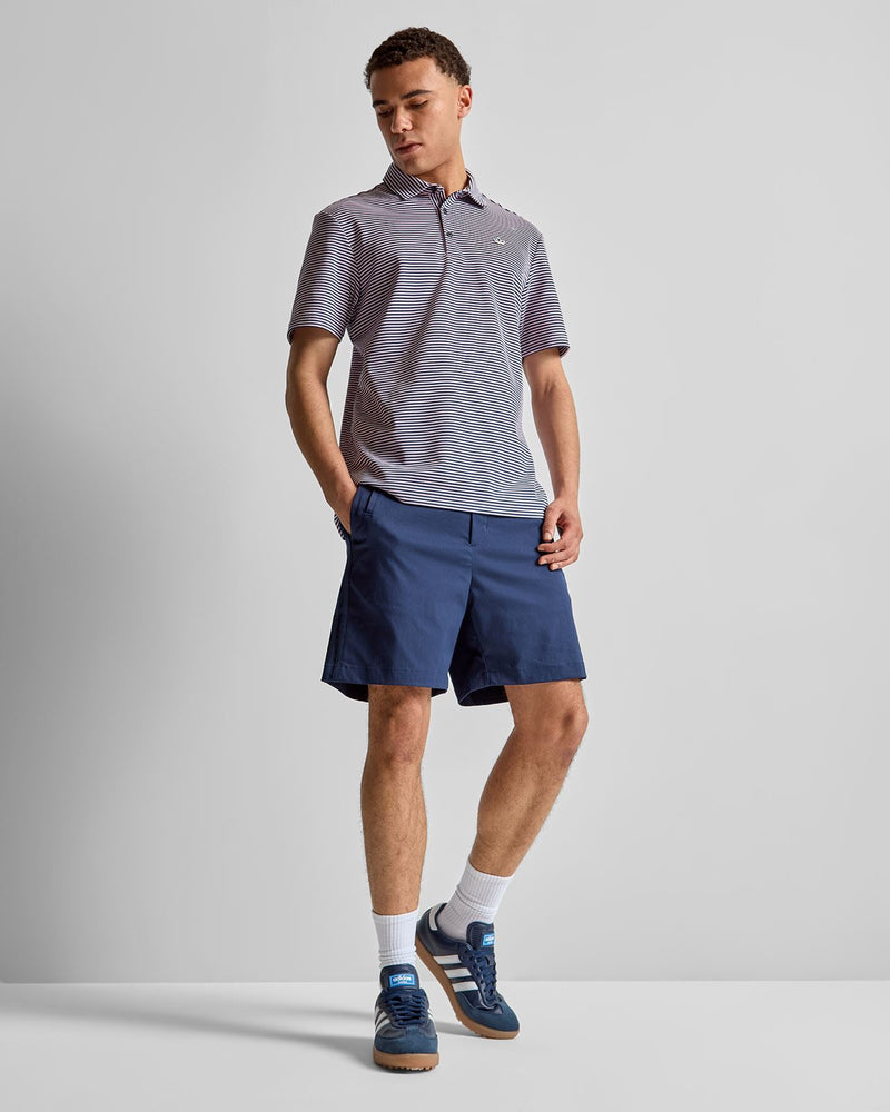 Originals Stripe Pique Polo Clear Pink/Night Indigo