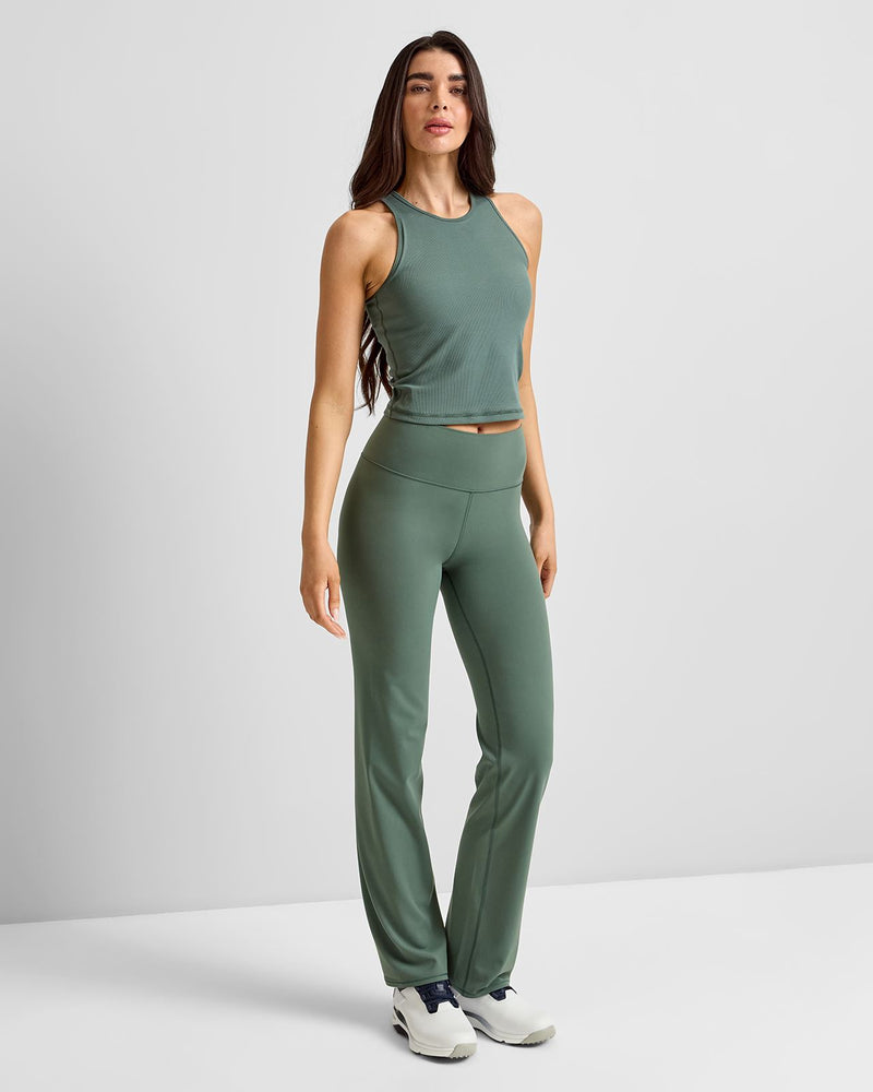 AllTheFeels Straight Leg Trouser Agate Green