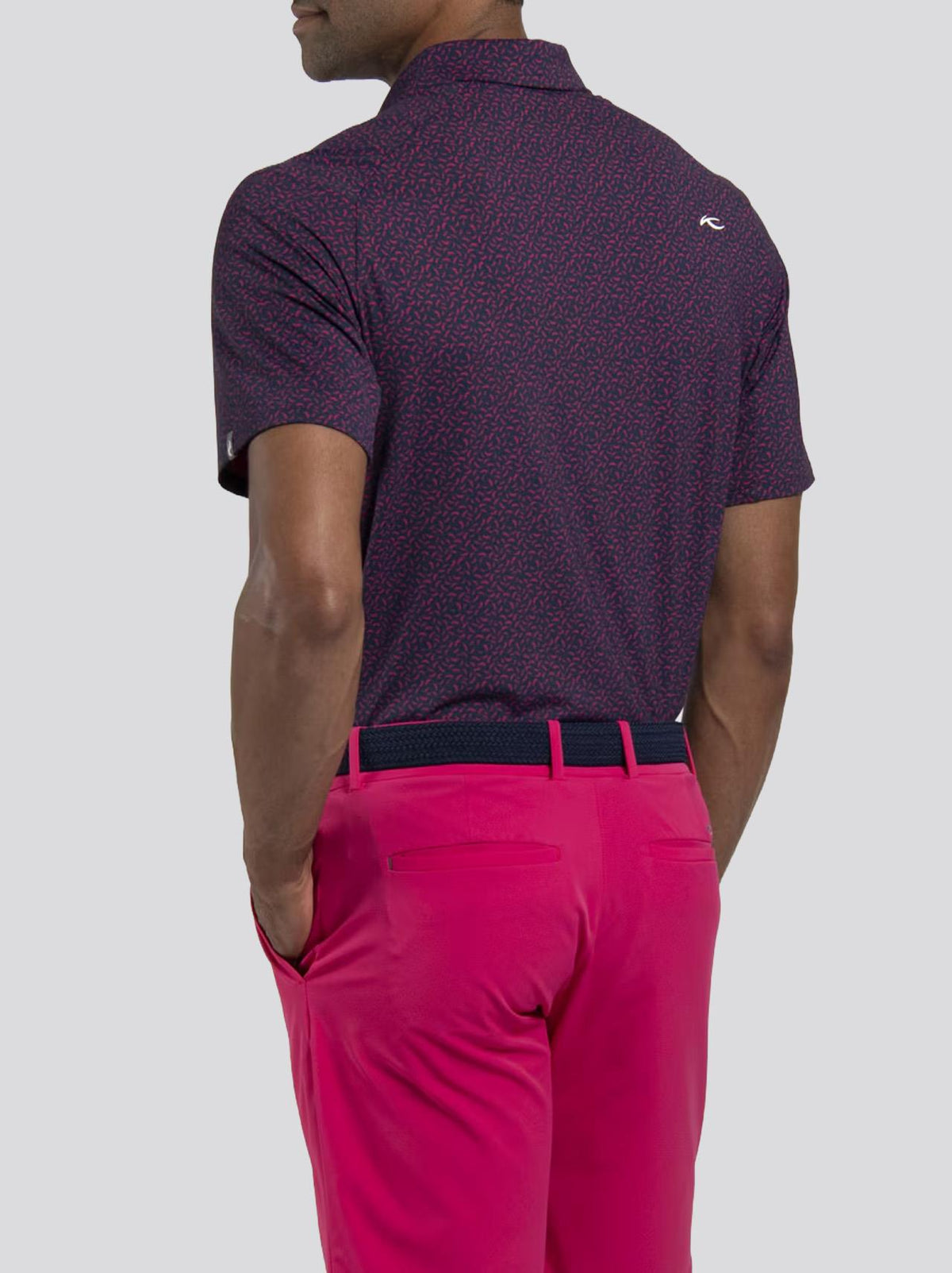 Golfer Polo Rhubarb/Atlanta Blue