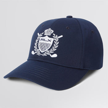 Ralph Lauren RLX Crest Graphic Hat Refined Navy | TRENDYGOLF UK