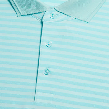 Perforated Stripe Tech Jersey Polo Powder