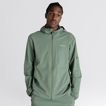 Malbon Golf Performance Full Zip Shell Jacket Forest | TRENDYGOLF.COM