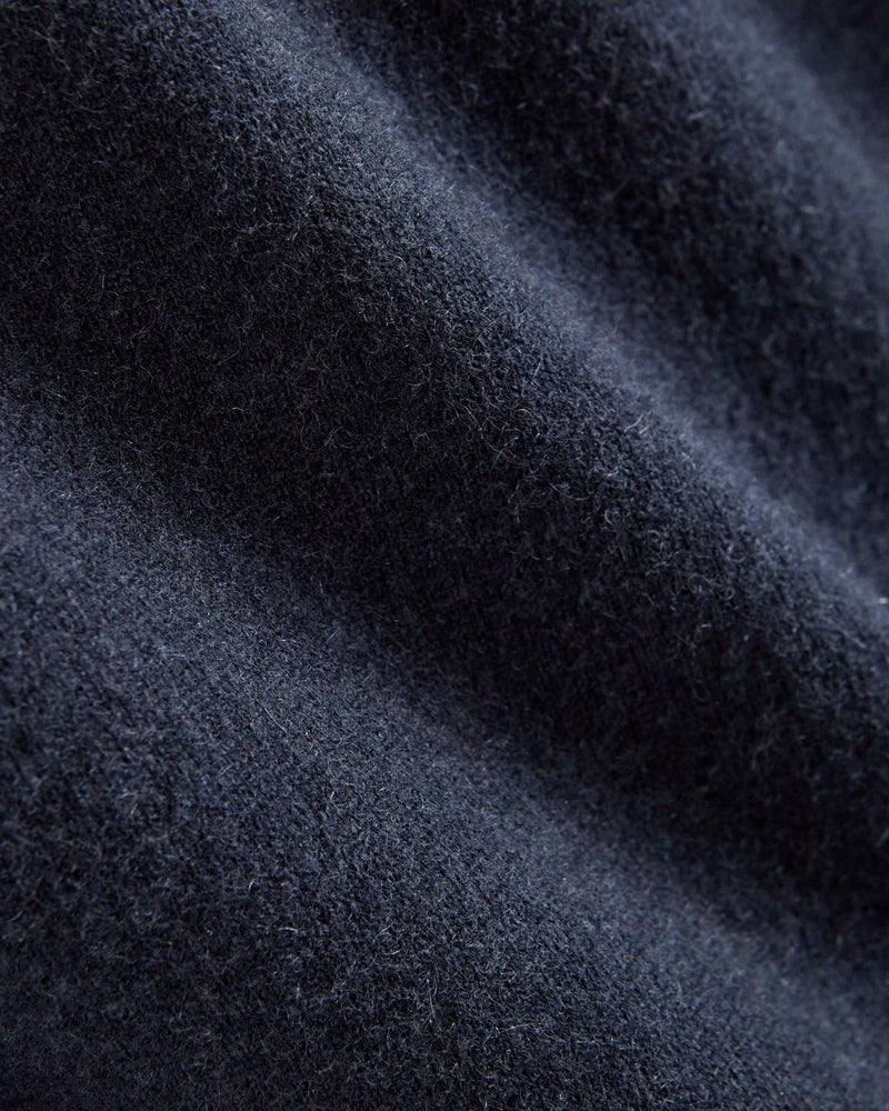 H-Hevoluto Cashmere Full Zip Dark Blue