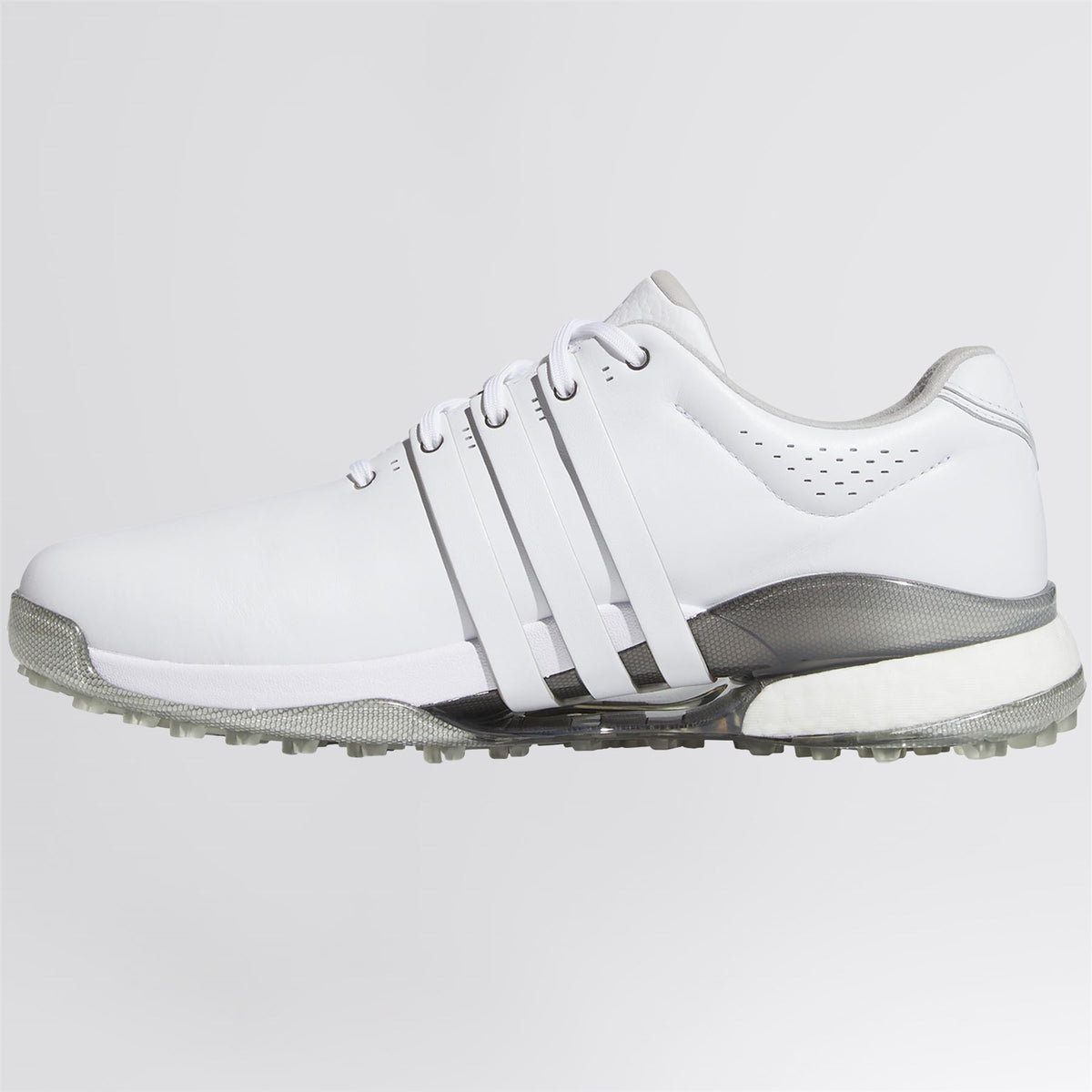 Tour360 25 Spikeless Golf Shoes White/Silver