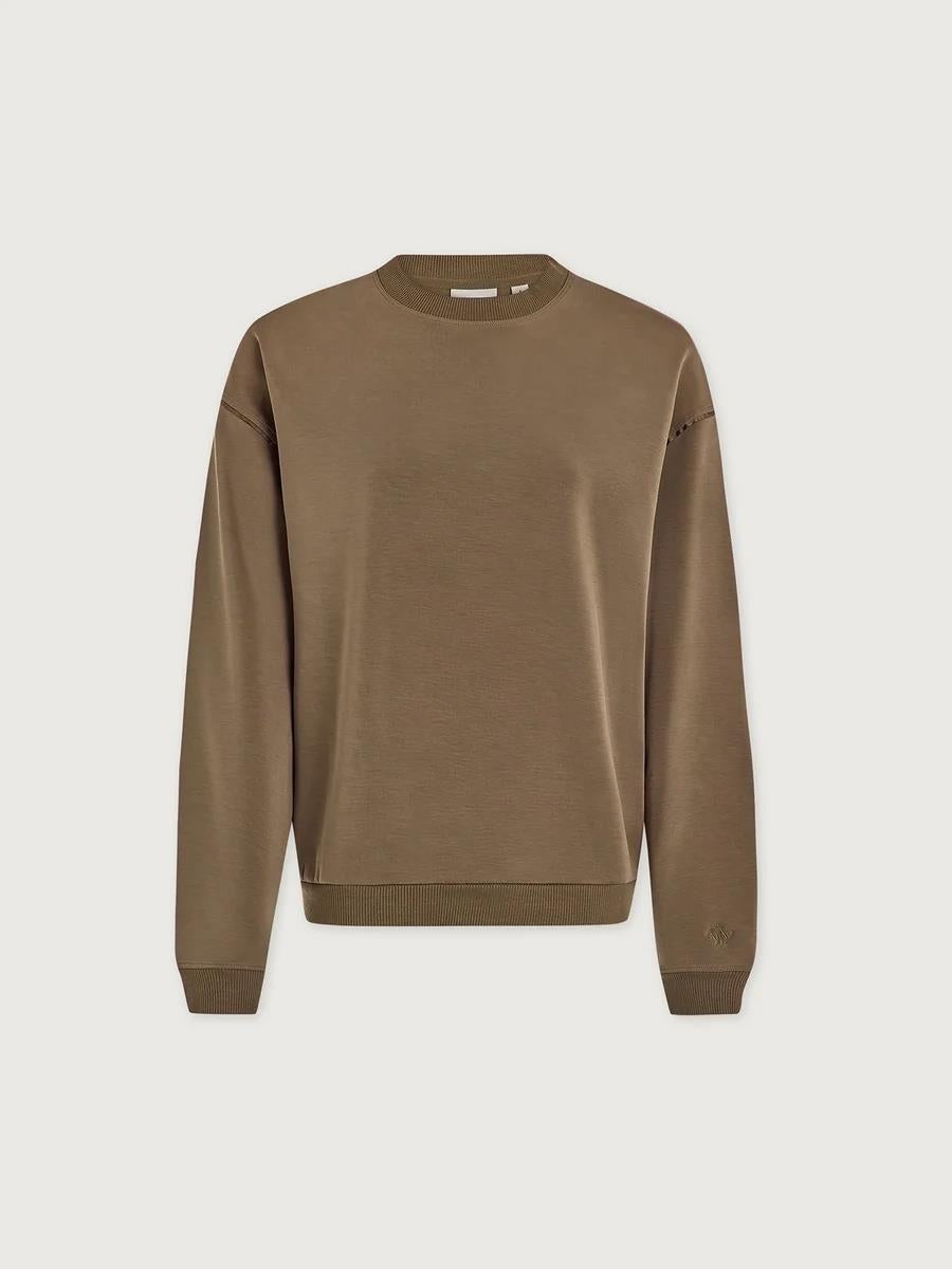 Coralie Crew Neck Sweat Teak Olive
