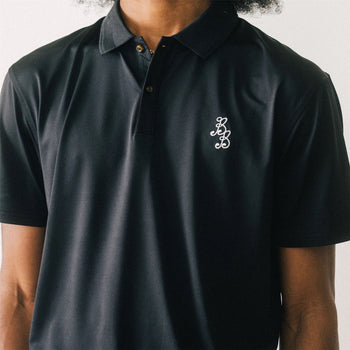 Essential Athletic Polo Bogey Black