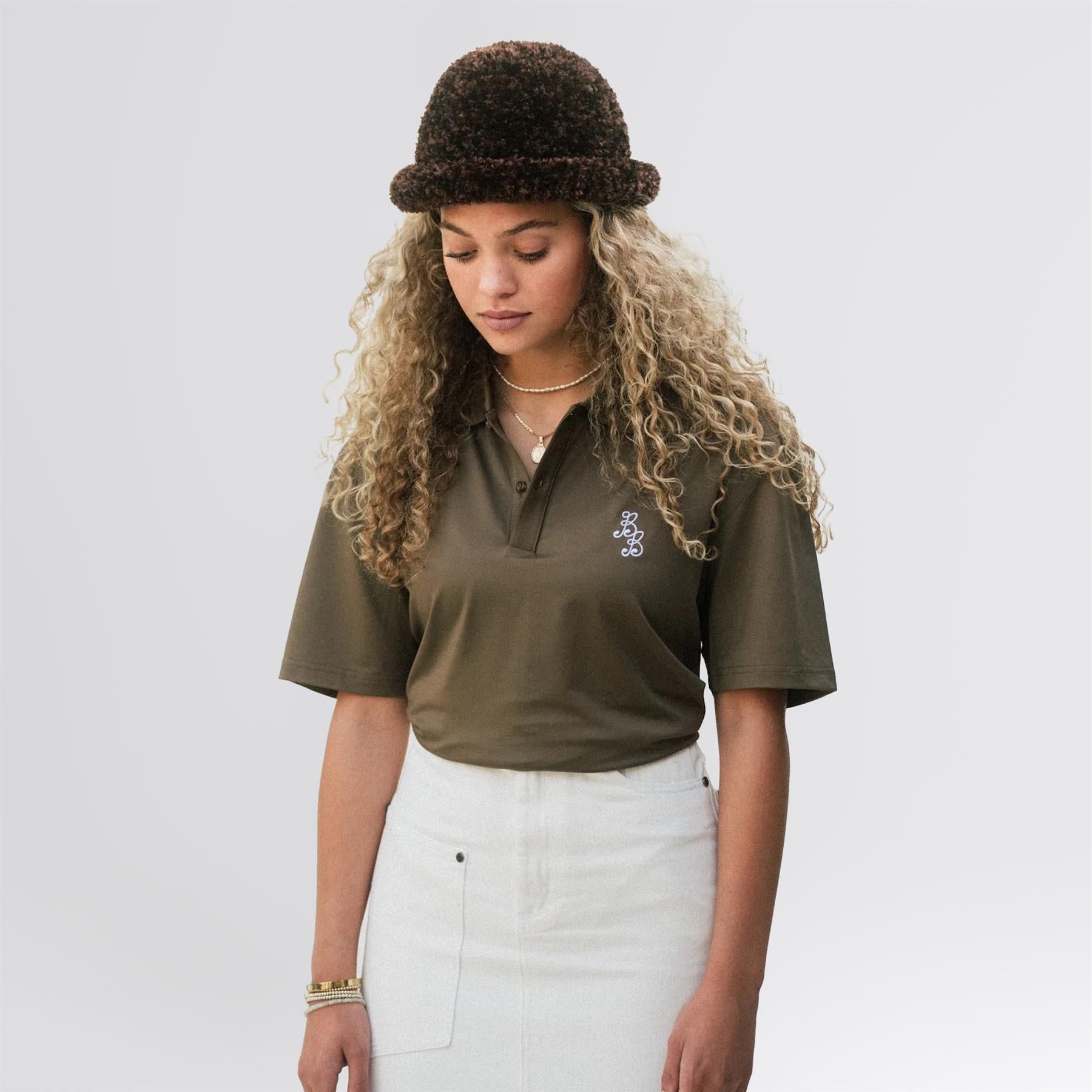 Essential Athletic Polo Bogey Brown