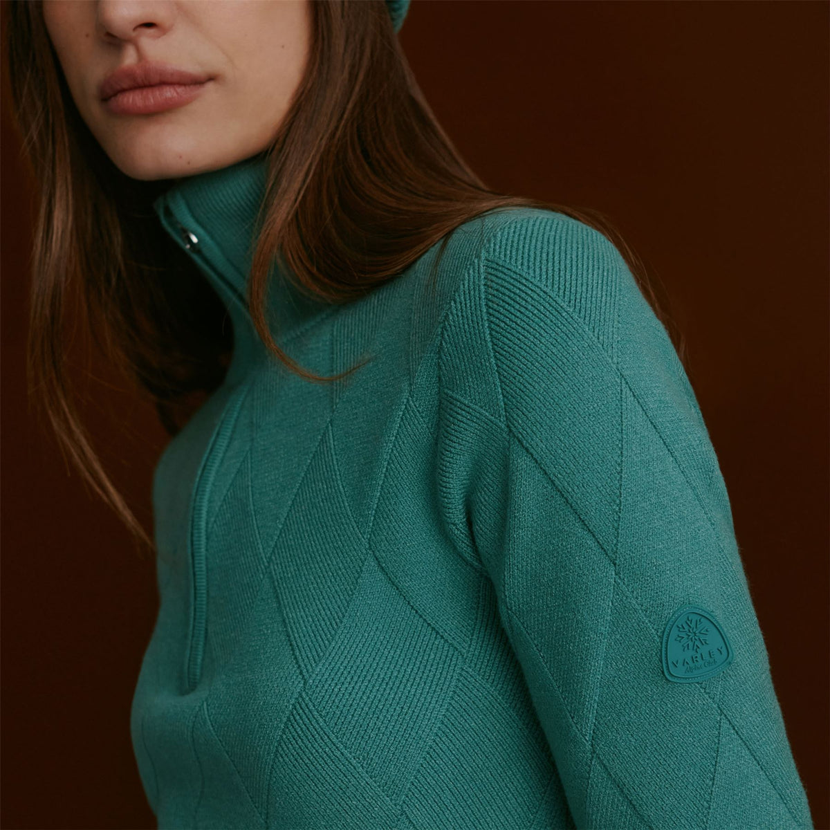 Lawson Half Zip Knit Deep Sea