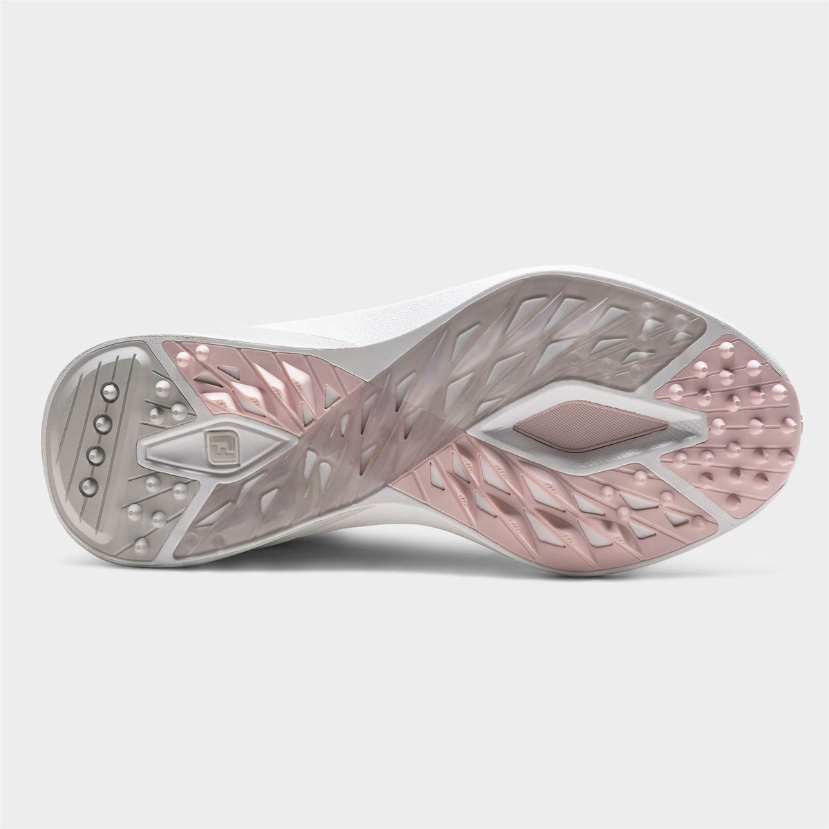 Pro Spikeless Wide Golf Shoes White/Grey