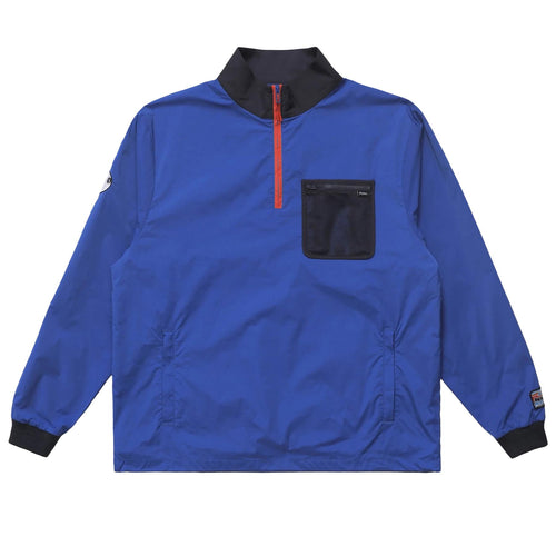 Cascade Quarter Zip Windshirt Jacket Royal - AW24