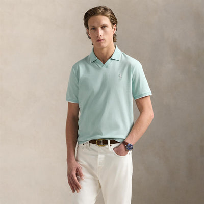 Polo Golf Johnny Collar Cotton Polo Celadon/White