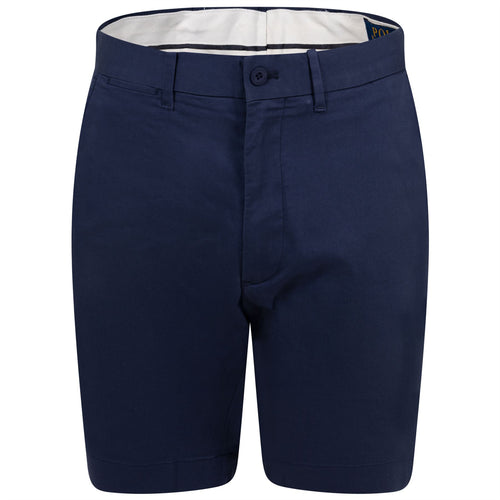 Polo Golf Tailored Fit Baumwoll-Twill-Shorts, raffiniertes Marineblau – SS24