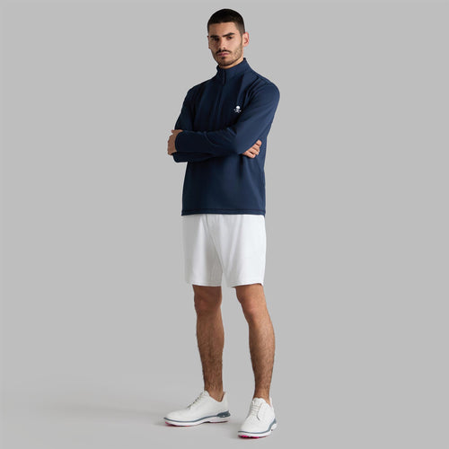 Brushed Back Tech Quarter Zip Mid Layer Twilight