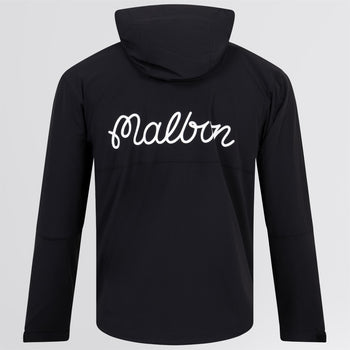 Malbon Golf Performance Full Zip Shell Jacket Black | TRENDYGOLF.COM