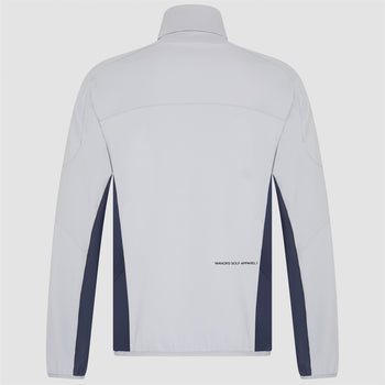 Quarter Zip Tech Mid Layer Sky Grey