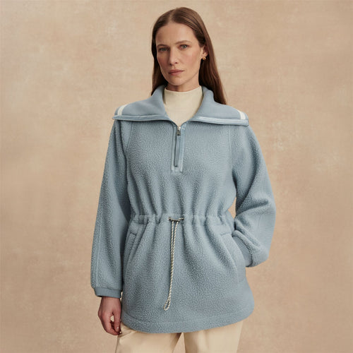 Ashby Half Zip Fleece Ashley Blue