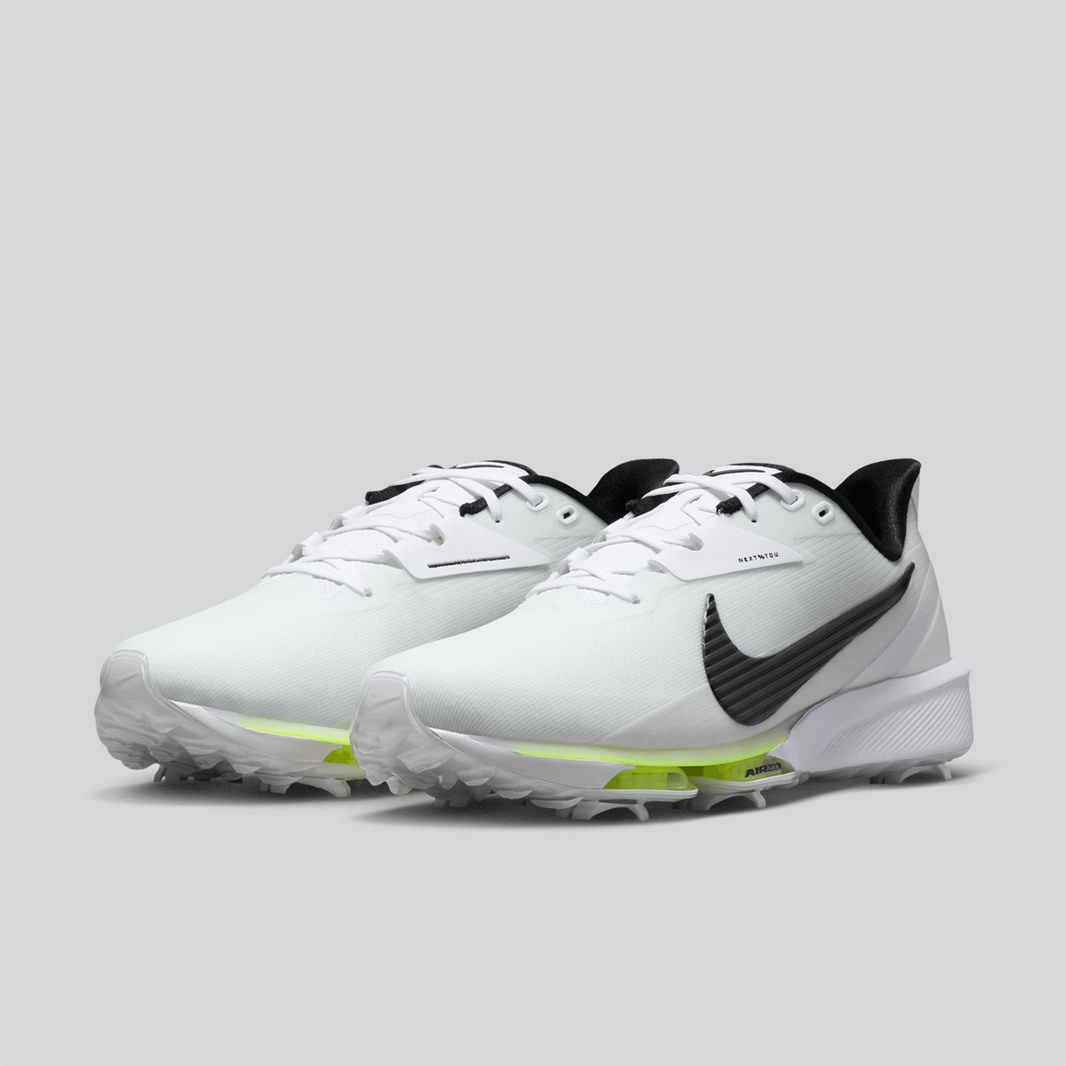 Air Zoom Infinity Next% Tour 3 Spiked Golf Shoes White/Black Photon
