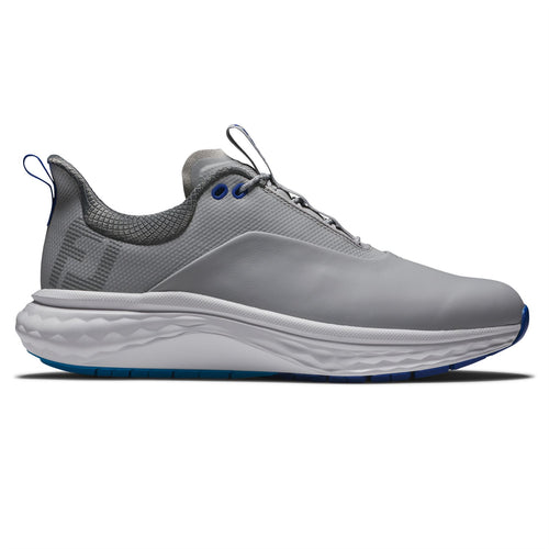 FJ Quantum Golf Shoes Grey/White/Blue - SS25