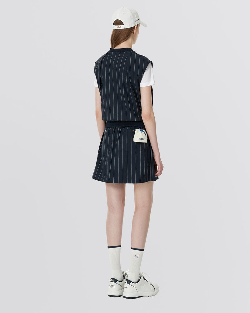 Murielle Flared Skirt Marine