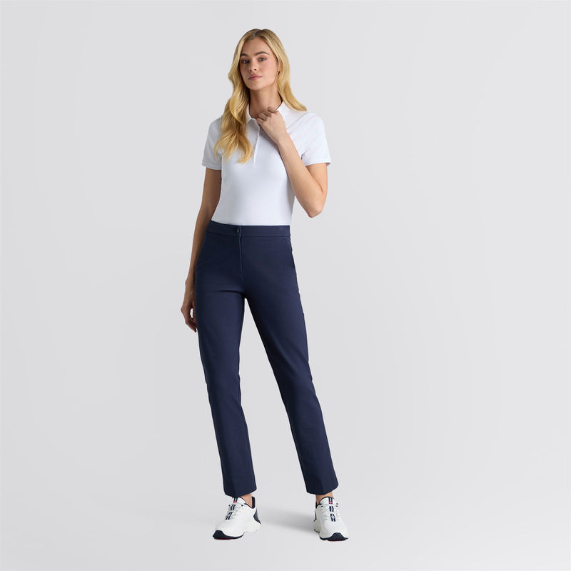 Ribbed Tech Nylon Polo Snow