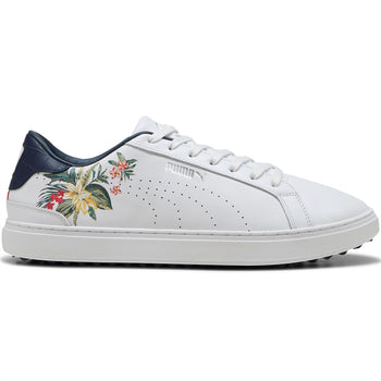 x PTC Clyde Golf Shoes Puma White/Deep Navy/Red Fire