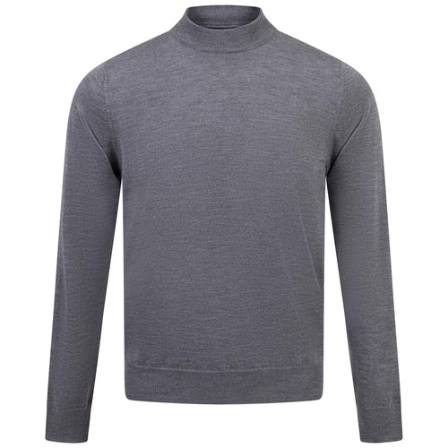 Korman Merino Turtle Neck Knit Mid Grey Melange - AW24