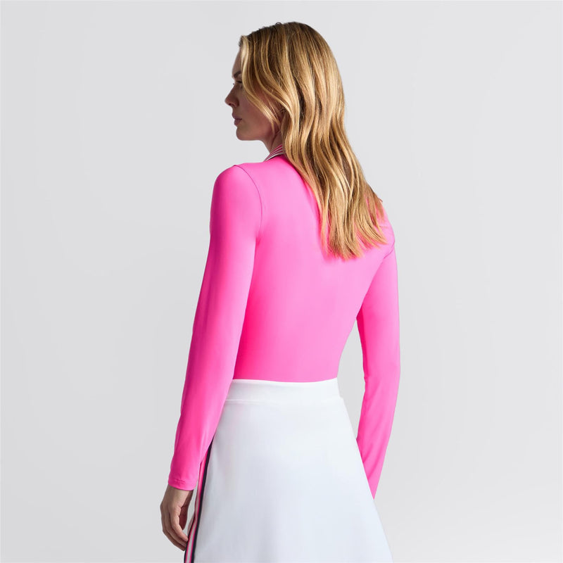 Silky Tech LS Quarter Zip Polo