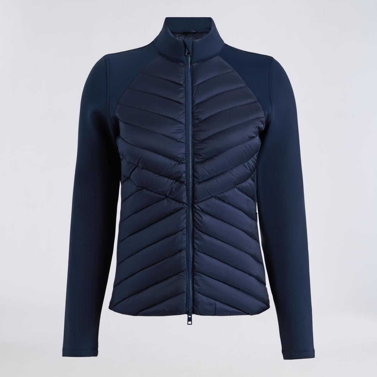 V-Down Quilted Hybrid Jacket Twilight