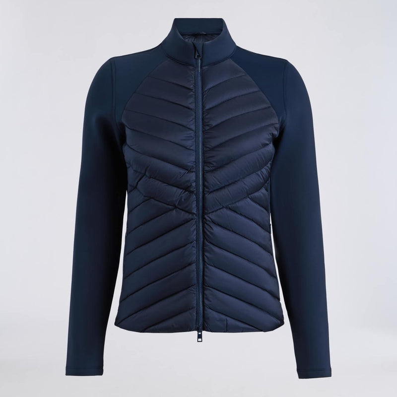V-Down Quilted Hybrid Jacket Twilight
