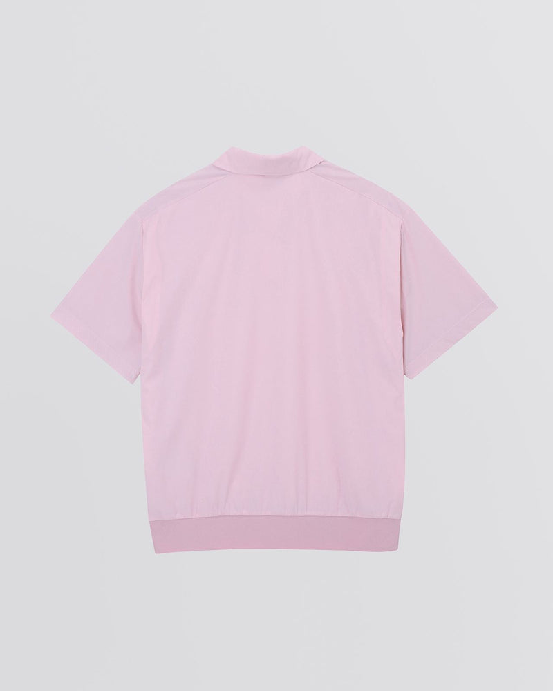 Adrien Woven Polo Shirt Fab Pale Pink