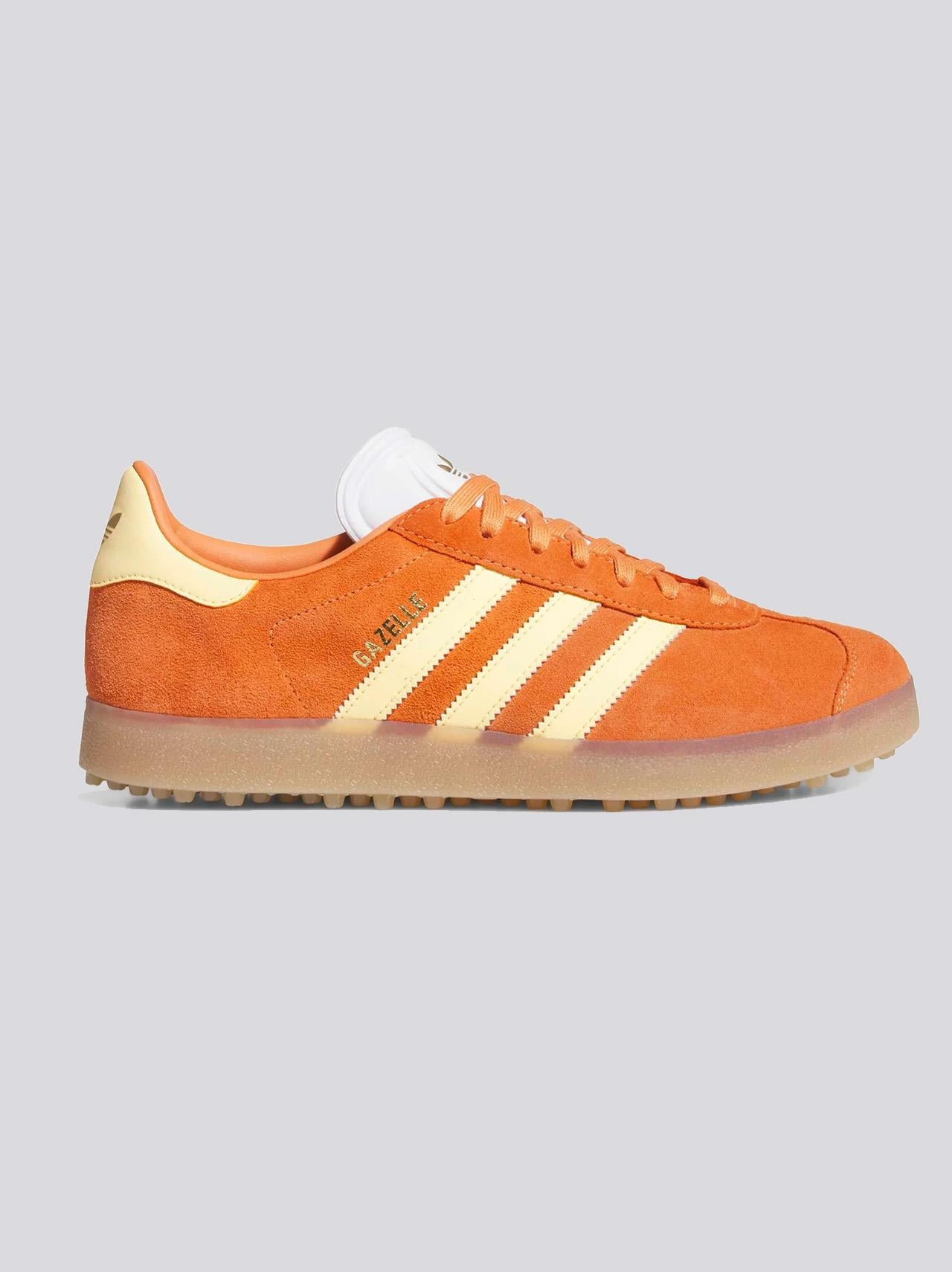 Gazelle Spikeless Golf Shoes Dusky Orange/Ice Tangerine/Footwear White