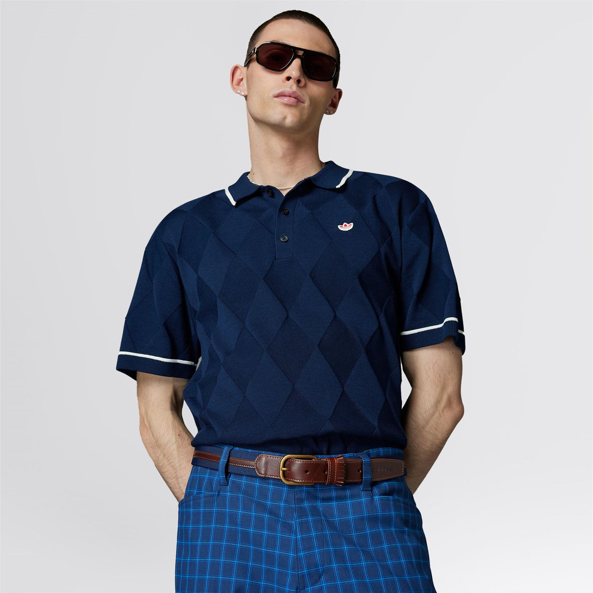 Originals Golf Leather Belt Night Indigo