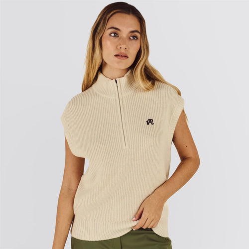 Iva Sweater Vest Cream