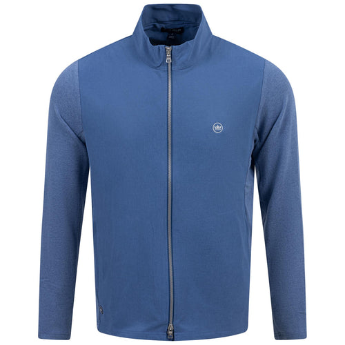 Solstice Performance Hybrid Full Zip Jacket Ocean Blue