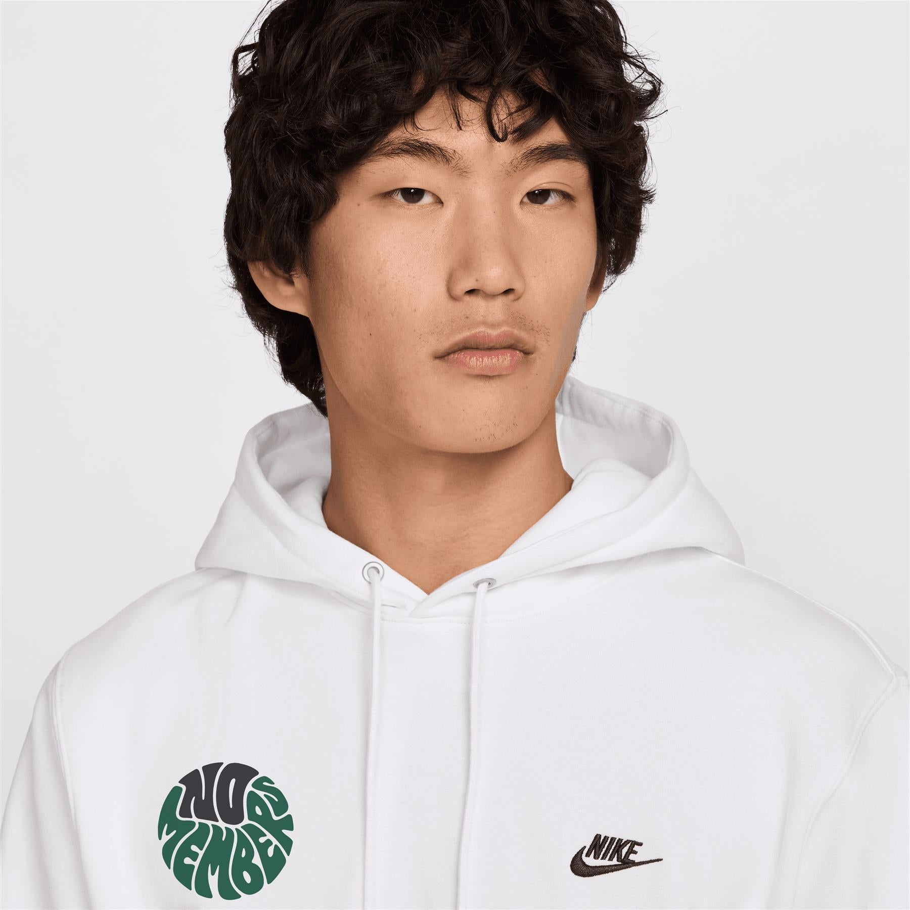 Nike No Members x Nike Golf Club Hoodie White/Black