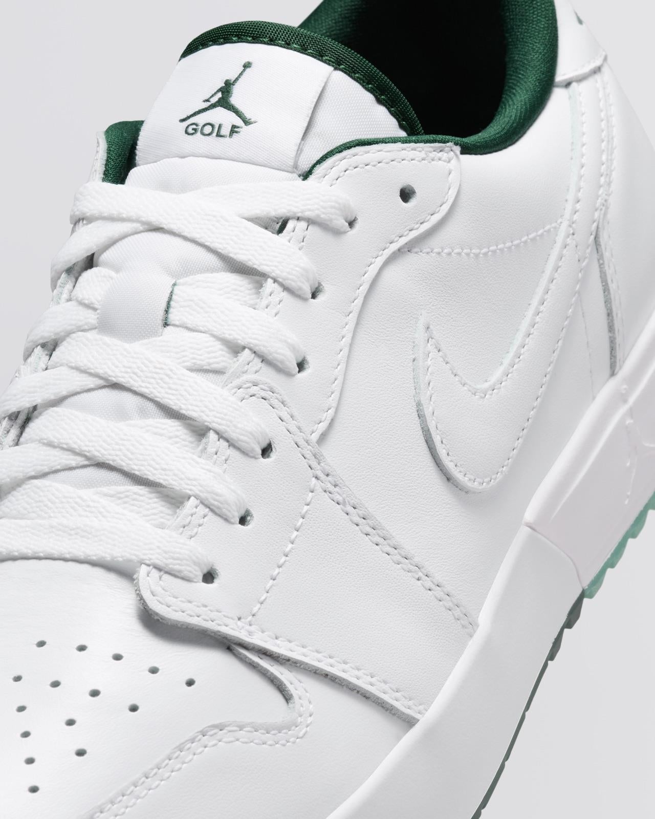 Jordan Golf Air Jordan 1 Low Spiked Golf Shoes White | TRENDYGOLF UK