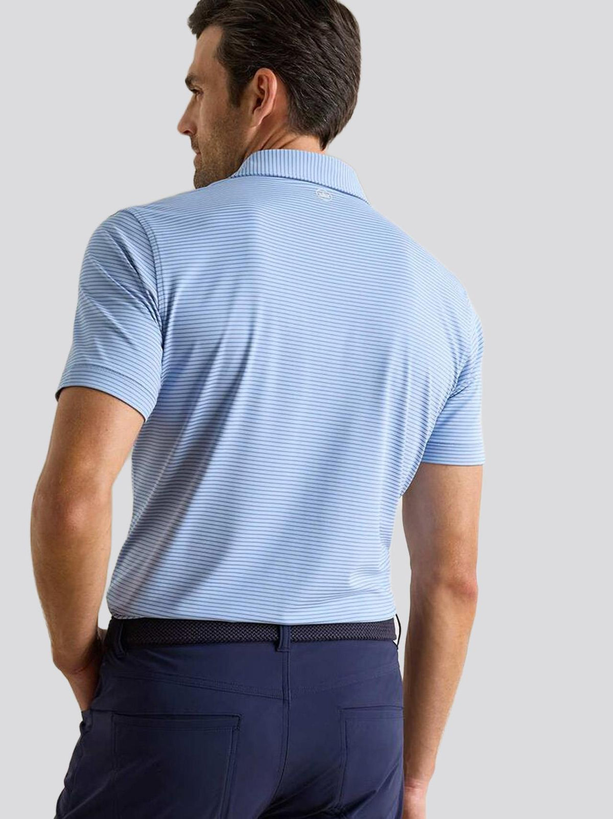 Ballad Performance Jersey Polo Iris Mist