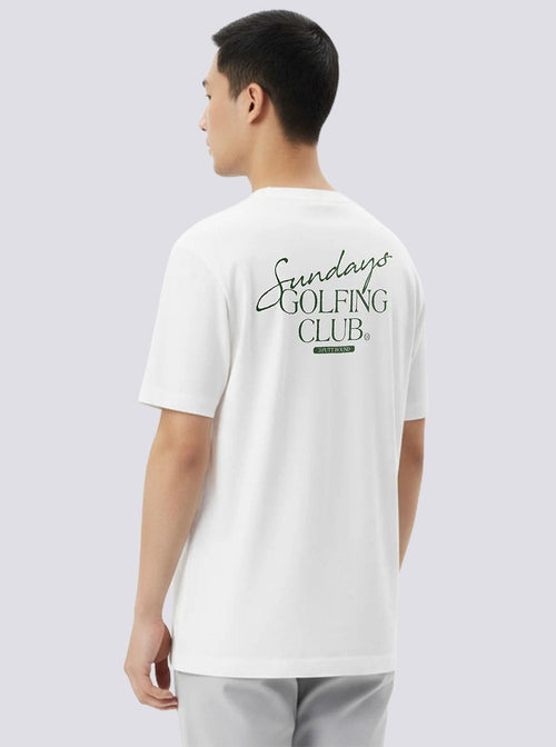 The "Sunday Golfing Club" T-Shirt White