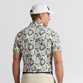 Ralph Lauren RLX Tailored Fit Georgia Rose Polo Shirt Garden Pink