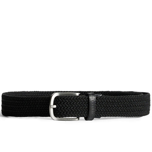 Bernhard Braided Elastic Belt Black - AW24