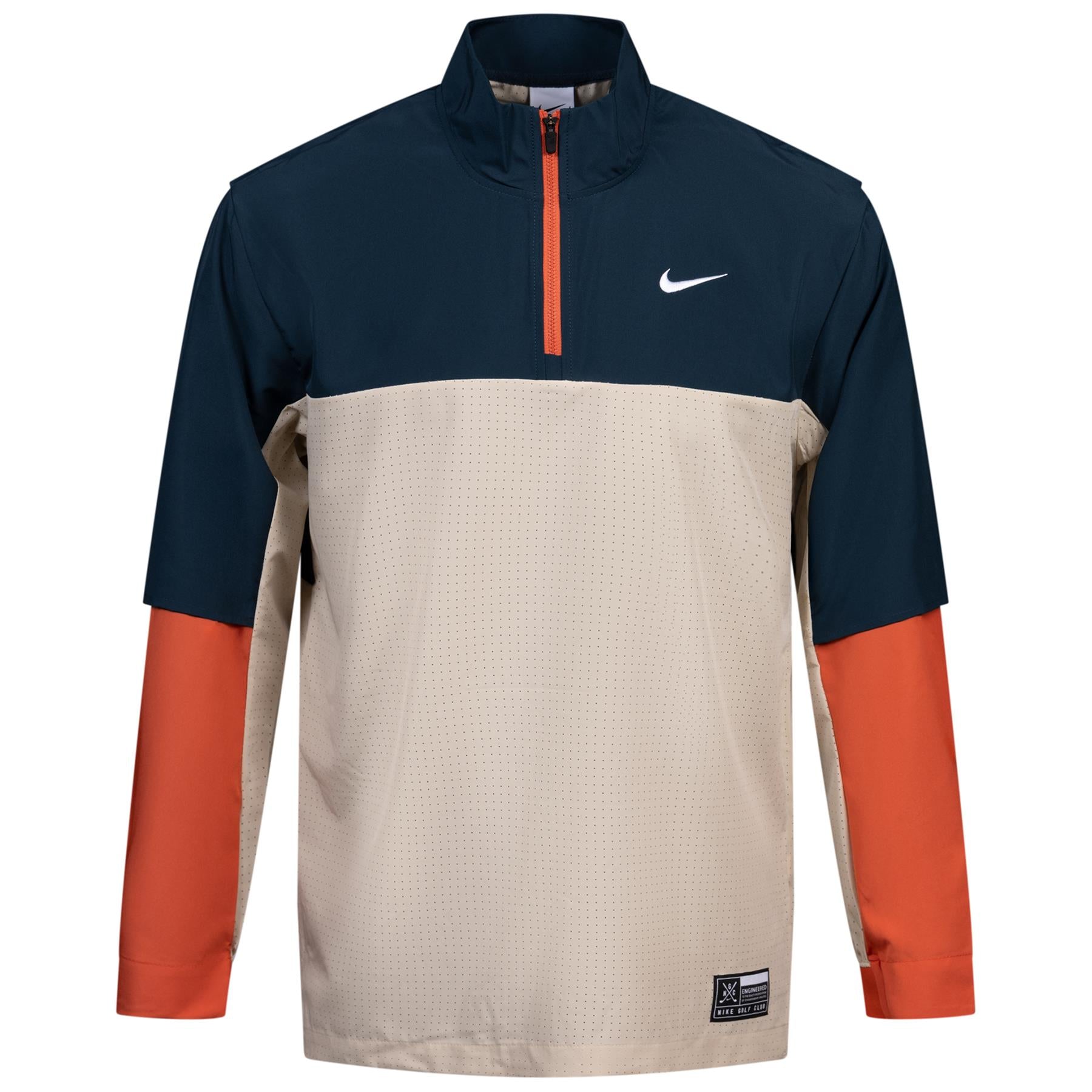 Dri-FIT NGC Half Zip Jacket Sand Drift/Armory Navy/White