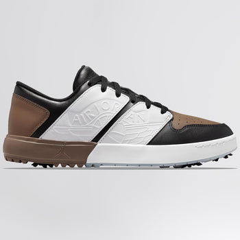 Nike Air Jordan NU Retro 1 G Golf Shoes Black/White/Palomino